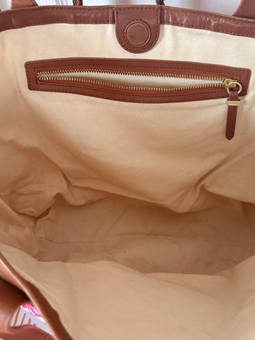 Boden Suzani embroidered canvas & leather bag | New Condition - Picture 4 of 8